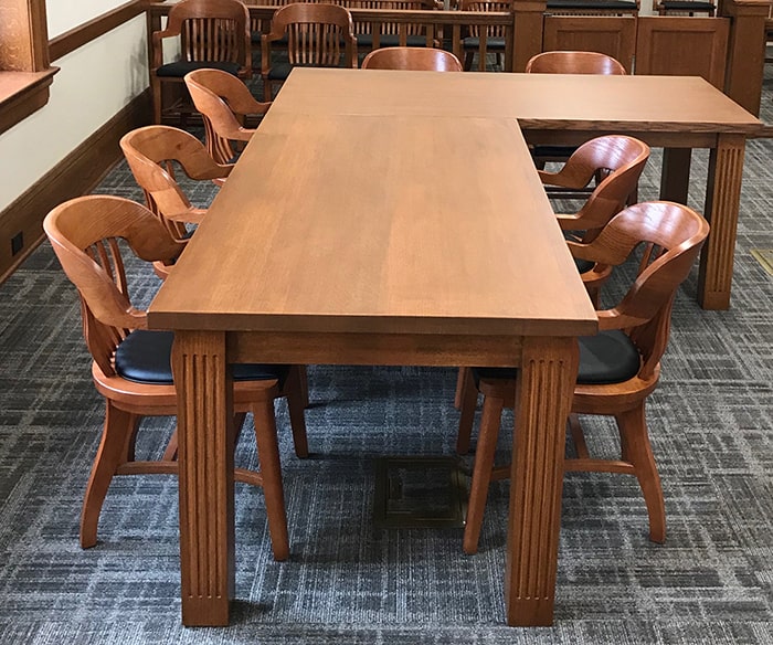 Attorney tables Johnson County courtroom