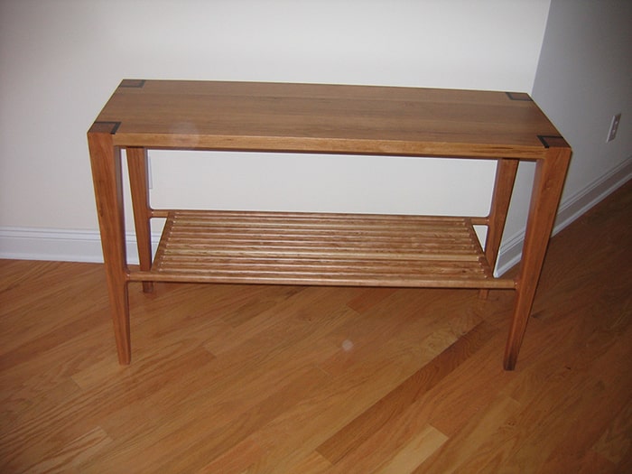 Cherry hall table