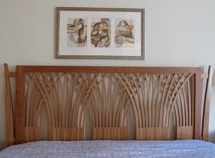 Cherry headboard