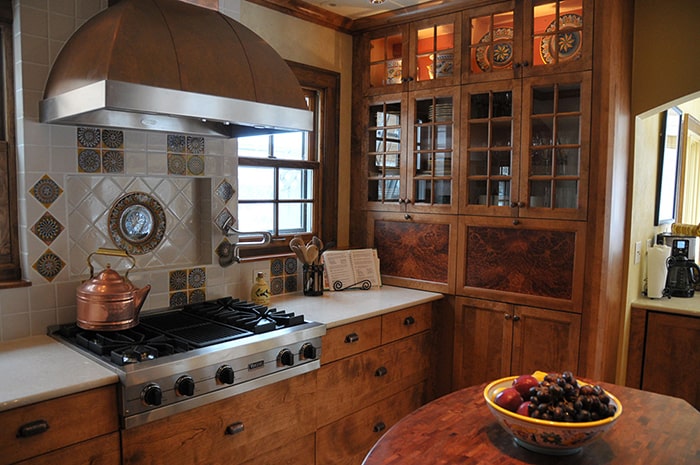 Cherry wood kitchen remodel